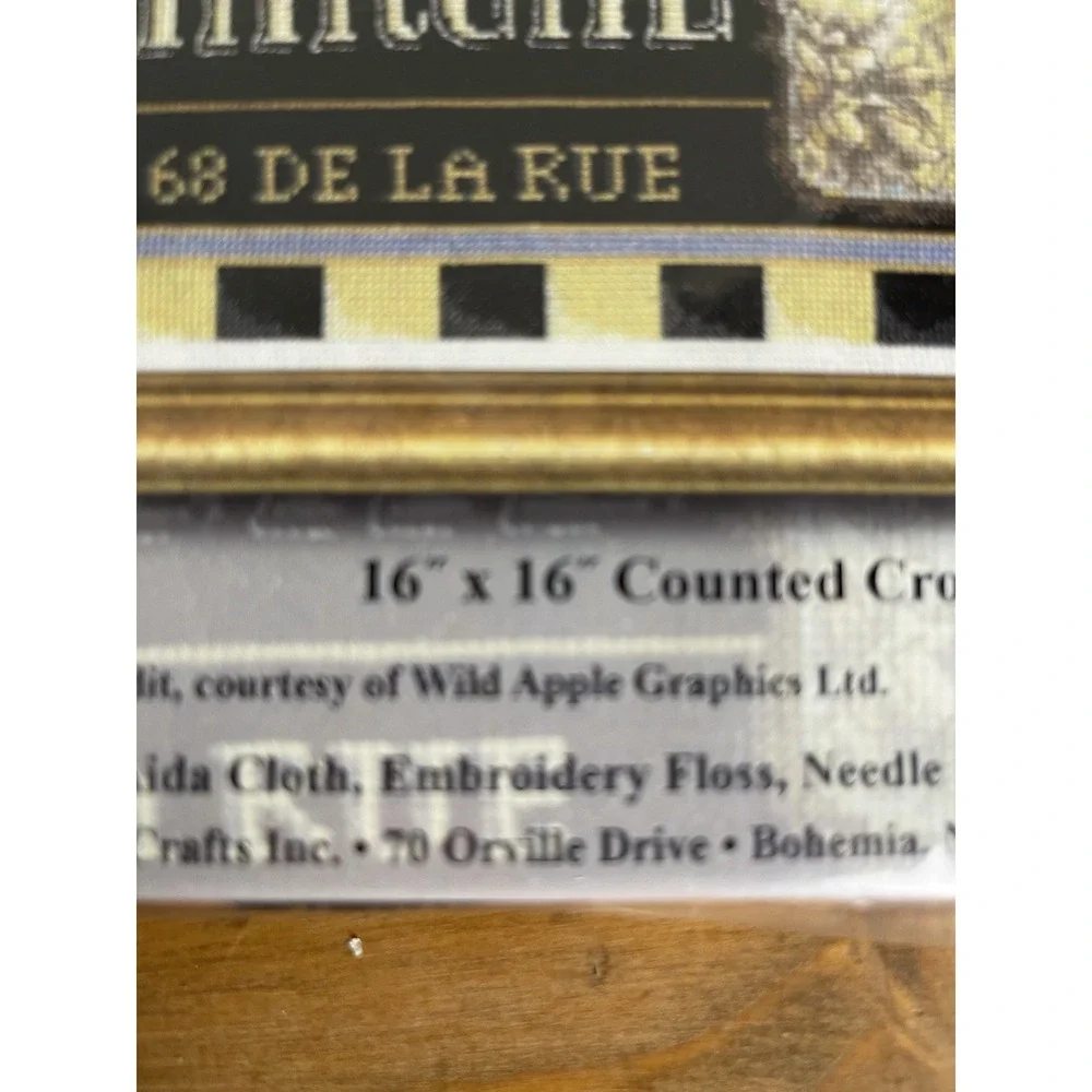 Paris  cross stitch kit New‎ Design Works 3412  16 X 16